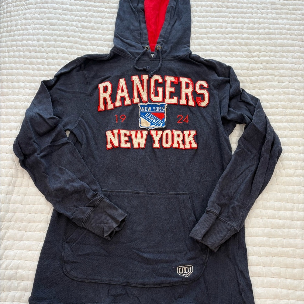Rangers New York Women's Black Hoodie